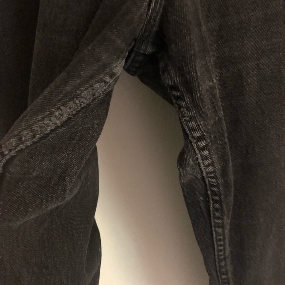 Vintage Y2K Chic Plus Size Black Denim Capri Pants - Picture 8 of 8